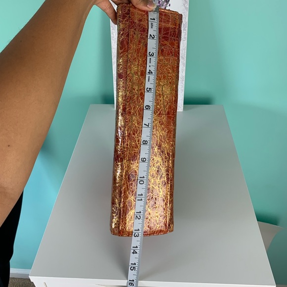 Orange evening purse - Picture 6 of 7